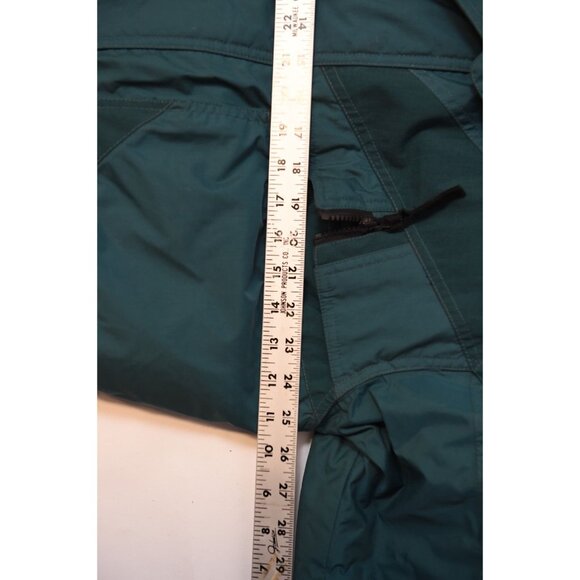 Vintage CB Parka Ski Jacket With Pants Snow Suit Size Medium Teal Green Pants 34 - Picture 14 of 16